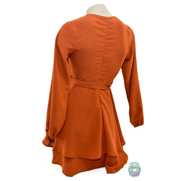 COSONSEN XS V-NECK DRESS - Picture 5 of 10